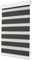 Deco4Me Premium Klemmfix Doppelrollo mit Kassette (Grau, 140 x 150 cm) - lichtdurchlässig & Blickdicht - Duo Vario Rollo für Fenster ohne Bohren (Stoffbreite 136 cm)