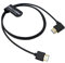 Alvin's Cables Ultra HD 8K HDMI 2.1 HDMI-Kabel, gerade auf rechtwinklig, hohe Geschwindigkeit, HDMI für Atomos Ninja V Monitor, Z CAM E2, für Sony FS5 | FS7| A7S3 Kameras 39,4 Zoll | 1 m