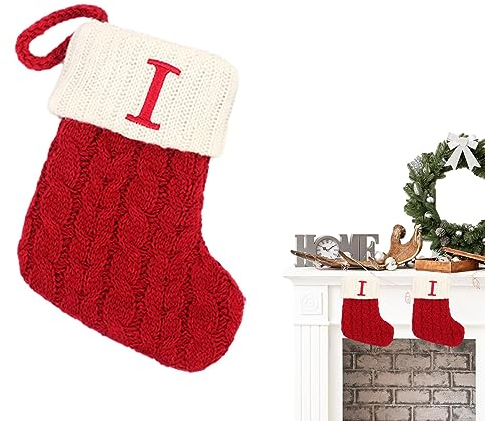 PHASZ Weihnachtsstrümpfe, bestickte Kaminstrümpfe, Innen- und Außenanhänger für Schlafzimmer, Tür, Kamin, Nachttisch, Weihnachtsbaum, Sofa