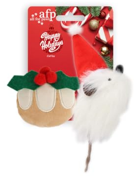 AFP Happy Holidays 2-Pack Mistletoe & Kerstmuis
