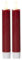 Novaliv Stabkerzen LED mit Timer ROT 2er Indoor mit Timer Funktion 6 Stunden ECHTWACHS 15cm Höhe für Kerzen 2,2cm Durchmesser 2 AAA Batterien LED Stabkerzen flackernde Flamme bewegliche Flamme