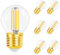 GBLY LED Glühbirne E27 Lampe: 6 stück Vintage Edison Glühlampe Warmweiß Retro Birne G45 2700K Bulbs 4W Filament Leuchtmittel Hochwertiges Glas Energiesparlampe für Hotel Café Haus Bar
