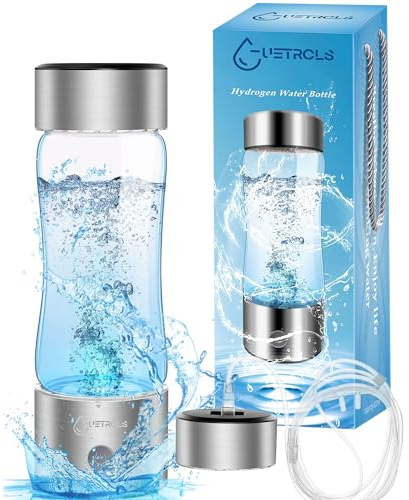 Bottiglia d'acqua a idrogeno 2024, generatore di bottiglie d'acqua a idrogeno con tecnologia SPE PEM Ionizzatore d'acqua, la macchina per l'acqua a idrogeno migliora l'acqua in 3 minuti per casa,