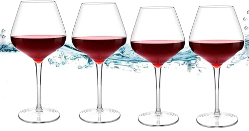 WIWIDANG Schwimmende Weingläser für den Pool (510 ml), bruchsichere Pool-Weingläser, schwimmende Kunststoff-Weingläser, Pool (4 Stück)