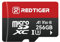 REDTIGER Carte Micro SD haute vitesse 256 Go avec adaptateur, microSDXC UHS-I classe 10, U3, V30 A1, support pour caméra embarquée et enregistrement vidéo 4K