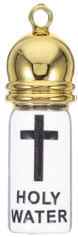 Alipis Ostern Weihwasserflasche Nachfüllbare Wasserflaschen Nachfüllbarer Wasserbehälter Hochzeit Taufe Dekorationen Segenswasserflasche Kirchenschmuck Für Die Hochzeit Glas