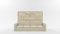 MAXIMAHOUSE Schrankbett horizontal mit Sofa, Invento NOVA 140H mit Lattenrost aus Holz, Bett im Schrank 140x200, Modern Concept und Design, Klappbett, Schlafzimmer, Wandbett (Eiche Natur+Beige)