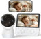 BOIFUN 4MP 5,5'' Pro Max Babyphone Caméra WiFi, Détection Sommeil sur Le Ventre et Couvre Le Visage, Veilleuse, Vision Nocturne, App et Écran Contrôle, 4000mAh, Rotation à 360°,Audio Bidirectionnel