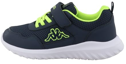 Kappa Supremo Jungen 15k0563002 Sneaker, Navy Lime, 29 EU