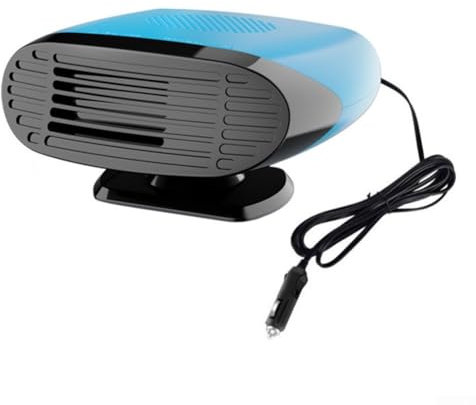 Dispositivo di riscaldamento per auto, efficiente, portatile, 2 in 1, per un sollievo immediato dal freddo (24 V, blu)