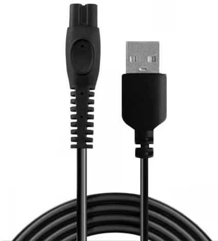 Charging Cable, One Blade Charger for Philips, 5V Shaver USB Charging Cable Replacement Philips MG5910 MG9520 MG7950 X5005 X5006 QP1924 QP2724 QP2834 BT3238