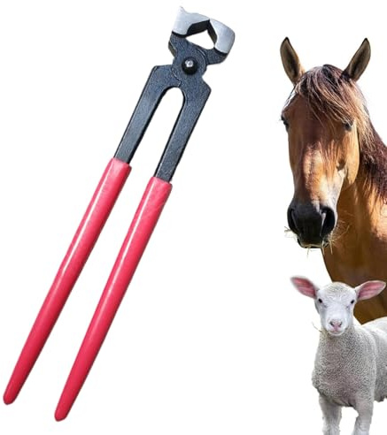 Tenazas Cortacascos para Caballos | Herramientas de Herrador para Cabras | Clippers Herraduras Reparación Tenazas Herrador Pezuñas Equino Bovino Caballo Cabra Oveja