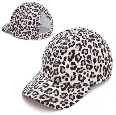 Cap Kinder Mädchen 3-8 Jahre,Kappe Verstellbarer Snapback,Regenbogen Baseballkappe,Leopard Baseball Cap, Sonnenhut Sommermütze Kinder Basecap Schildkappe für Mädchen und Jungen