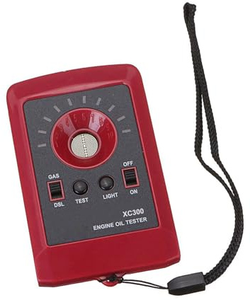 Aumotop Motoröl-Qualitätsdetektor, Hochpräziser Digitaler Tester für die Analyse von Dieselflüssigkeiten, Geeignet für Automechaniker und Enthusiasten, ABS-Rot (Rot)
