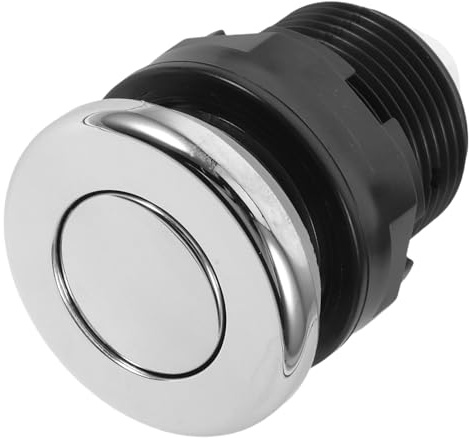 Lurrose Interruptor Neumático y Acero Inoxidable para Triturador de Basura de Botón Control Fiable On/off Compatible Spa y Cocinas en Ambientes Húmedos