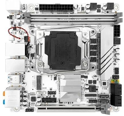 pc motherboard Fit For JGINYUE X99 Itx Server Motherboard Set Processor LGA 2011-3 With E5 2680V4 With 2 * 32GB=64GB DDR4 ECC RAM 2 * 2.5G