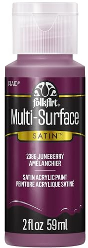 FolkArt 2386 Multi Surface Acrylic Paint, Juneberry, 2 Fl Oz (Pack of 1), 2 oz