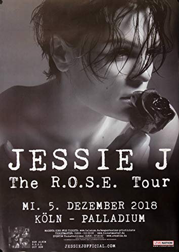 Jessie J - The R.O.S.E, Köln 2018 » Konzertplakat/Premium Poster | Live Konzert Veranstaltung | DIN A1 «