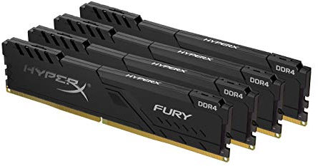 HyperX FURY Black HX430C15FB3K4/16 Memory 16 GB Kit*(4 x 4 GB) 3000MHz DDR4 CL15 DIMM