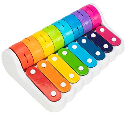 Fat Brain Toys Rock 'n Roller Piano, Babyspielzeug & Geschenk für 12 Monate, 1, 2, 3 Jahre alte Kinder, Musikspielzeug, Lerninstrument