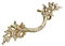 Sumnacon 5pcs Poignée de porte vintage Bouton de Porte de Placard rétro,décorer le Tiroir, la Commode, Placard, Meuble etc. (dorée)