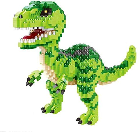 Balody Figur zum Zusammenbauen mit Nanoblocks. Dinosaurier Velociraptor.