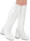 NET TOYS Aufregende GoGo Schuhüberzieher - Weiß - Hinreißendes Party-Accessoire Stiefel-Überzieher für Damen - Bestens geeignet für Mottoparty & Karneval