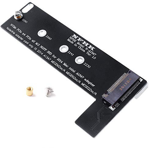 HUYUN M.2 NGFF M-Key NVME SSD Convertor Compatible for 2014 Mini A1347 MEGEN2 MEGEM2 MEGEQ2