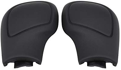 Schaltknauf Seitendeckel, 2 Stück Kunstleder Schaltknauf Seitenkappe für Passat CC Jetta Golf 6 GTI MK6