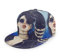 Oaieltj Unisex Baseball Cap Herren Damen Einstellbare Snapback Trucker Hat Mode Hip-Hop Baseball Cap, Cool Gotik Gothic Smoke Girl Art Blue, One size