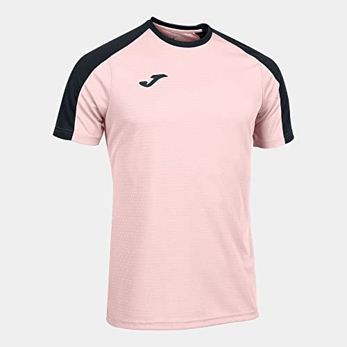 Joma T- Shirt à Manches Courtes Eco Championship, Rose/Bleu Marine, L Homme