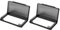 Toddmomy Guard 2pcs Wall Face Plate Panel Box Waterproof Outlet Cover Double Positions Adhesive Wall Protector Cover for Home Bathroom Black Cover