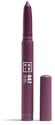 3INA MAKEUP - The 24H Eye Stick 447 - Lila Lidschatten mit Cremige Textur - Lidschatten stift Wasserfest 24h - Lidschatten mit Matte Shimmer & Mettalic Finish - Vegan - Cruelty Free
