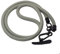 BAWAKO Premium Schlüsselband mit Karabinerhaken, Umhängeband für Schlüssel Namensschild Handy Kamera, Schlüsselanhänger Damen und Herren, Lanyard rund gewebt (Grau L)