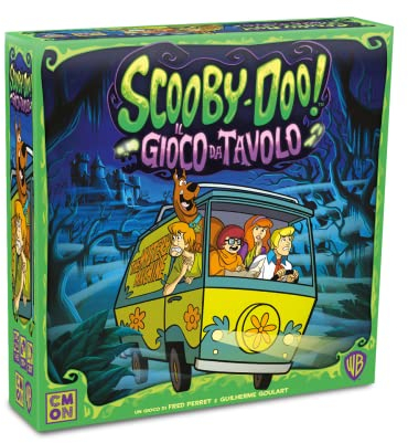 Asmodee - Scooby-DOO Das Brettspiel - Gesellschaftsspiel, 1-5 Spieler, 10+ Jahre, italienische Ausgabe