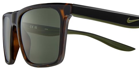 Nike CHAK DZ7372 NKDZ7372 220 tortoise green Sunglasses Unisex Acetate, Standard, 19