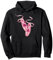 Ballettschuhe in rosa Satin mit Satinband Pullover Hoodie
