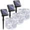 Lezonic Solar Garden Lights Outdoor, 3Pack Each 120 LED Solar Fairy Lights Waterproof, 8 Mode Outdoor/Indoor Garden Lights Copper Wire Lighting for Wedding, Patio, Yard, Tree, Christmas (Cold White)
