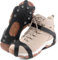 Ceestyle Crampones de Acero Inoxidable, Antideslizante Nieve Hielo Tracción para Botas Zapatos para Caminar, Senderismo, Escalada, Pesca y Montañismo