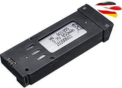 3.7V 850-mAh 1S Li-Po Akku kompatibel mit DroneX Pro, E58, Emotion Mavic Pro, S168, JY019, L800, GD88, Lithium-Polymer Batterie für RC-Modellbau, Quadcopter, Quadrocoter, Drohne, Drone und Spielzeug