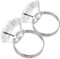 HAWILLOSCH 2pcs Big Diamond Ring Props Charm Spacers Tape Tape Ring Plug Gaskets Retro Lamp Holder Mini Figure Decorations Playful Props Crystal Rhinestone Wedding Ring Glass Transparent