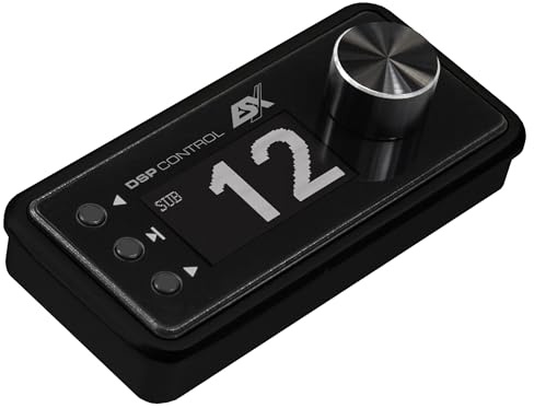 ESX RC-SXE - Kabelgebundener OLED Controller, passend für SE800.6DSP Verstärker inkl. separatem Aluminium-Einbaugehäuse aus der SIGNUM-Serie
