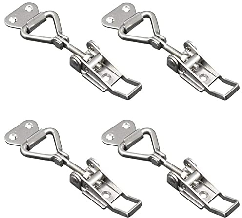 Agwuoetr 4 Pieces Accessories 90 Degree Right Angle Adjustable Buckle Vertical Quick Clamp Box Buckle Clamp Right Angle Buckle