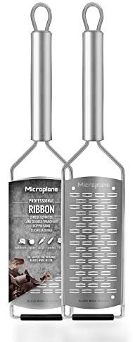 Microplane Kitchen Grater Ribbon Blade for Hard Cheese, Apple, Carrot, Zucchini and Chocolate with Stainless Steel Blades - Made in USA