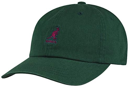 Kangol Unisex Washed Baseball Baseballkappe, Grün (Algae Al), Einheitsgröße