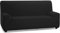 Martina Home Tunez, Copridivano elastico, Tela (50% poliestere, 45% cotone, 5% elastan), Nero, 3 Posti (180-240 cm larghezza)