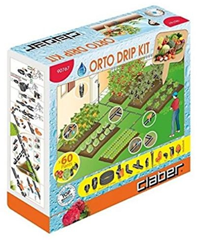 CLABER 90767 ORTO DRIP KIT PER ORTO X 60 PIANTE IRRIGAZIONE A GOCCIA ESPANDIBILE