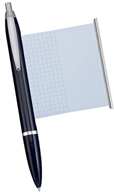 Kugelschreiber schwarz mit Spickzettel - Made in Germany