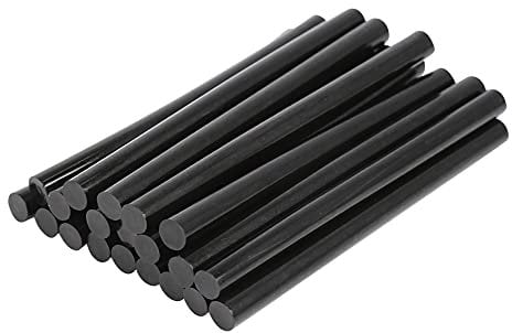 X AUTOHAUX 20 Pcs 7mmX100mm Hot Glue Sticks Paintless Dent Repair Black for Car