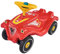 BIG-Bobby-Car-Classic Feuerwehr - Kinderfahrzeug mit Aufklebern in Feuerwehr Design, für Jungen und Mädchen, belastbar bis zu 50 kg, Rutschfahrzeug für Kinder ab 1 Jahr, Eor